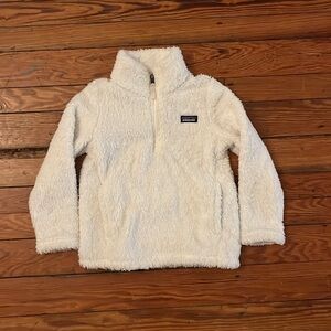 Patagonia girls cozy three quarter zip fleece